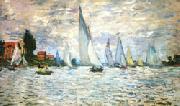 Claude Monet The Barks Regatta at Argenteuil oil painting
